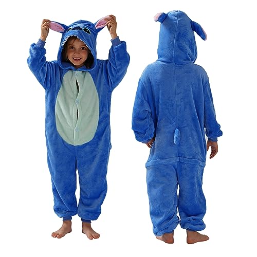 Unisex Children Animal Onesie Pajamas,Kids Flannel Halloween Cosplay Costume/Homewear/Sleepwear2