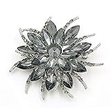 JewelBeauty Woman Lady Girl Brooch Corsage Breastpin Banquet Bouquet Accessories Feather Flower For...