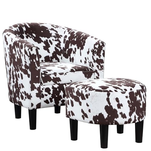 Convenience Concepts Cowhide Accent Chair