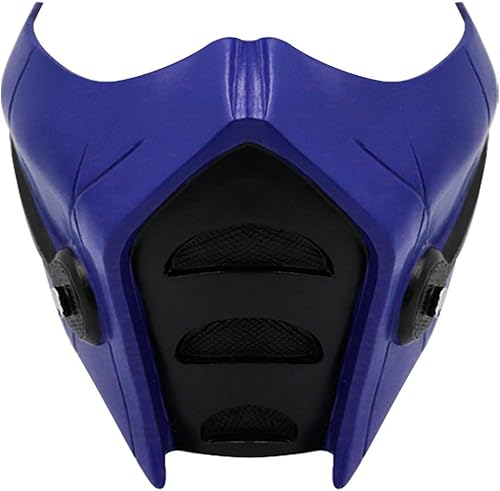 MK11 Máscara Cosplay Sub-Zero Scorpion Media Cara Halloween Prop Resina