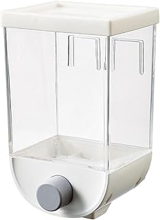 1000mL Dry Food Dispenser Wall-Mounted Kitchen Storage Container Organiz...