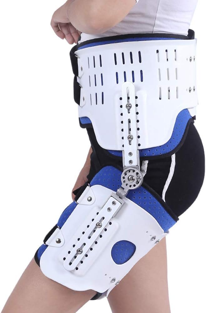 NGDFGR Hip Stabiliser Support Brace, Stabiliser Correor Support Brace Adult Hinged Hip Abduion Orthosis For Hip, Walking Boot Sock,Left