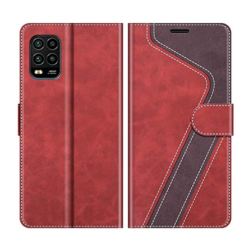MOBESV Custodia Xiaomi Mi 10 Lite, Cover a Libro