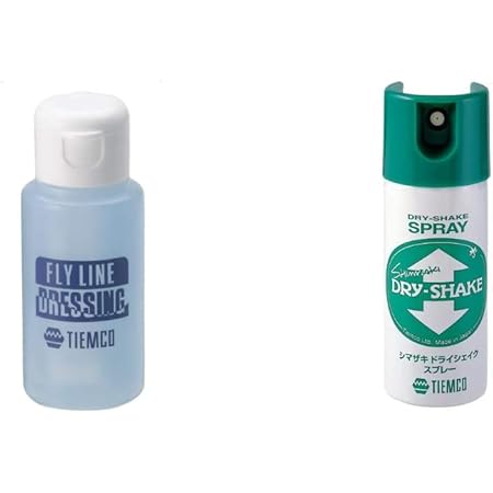 Amazon ティムコ Tiemco ティムコ フライラインドレッシング シマザキ ドライシェイクスプレー セット買い ティムコ Tiemco スポーツ アウトドア