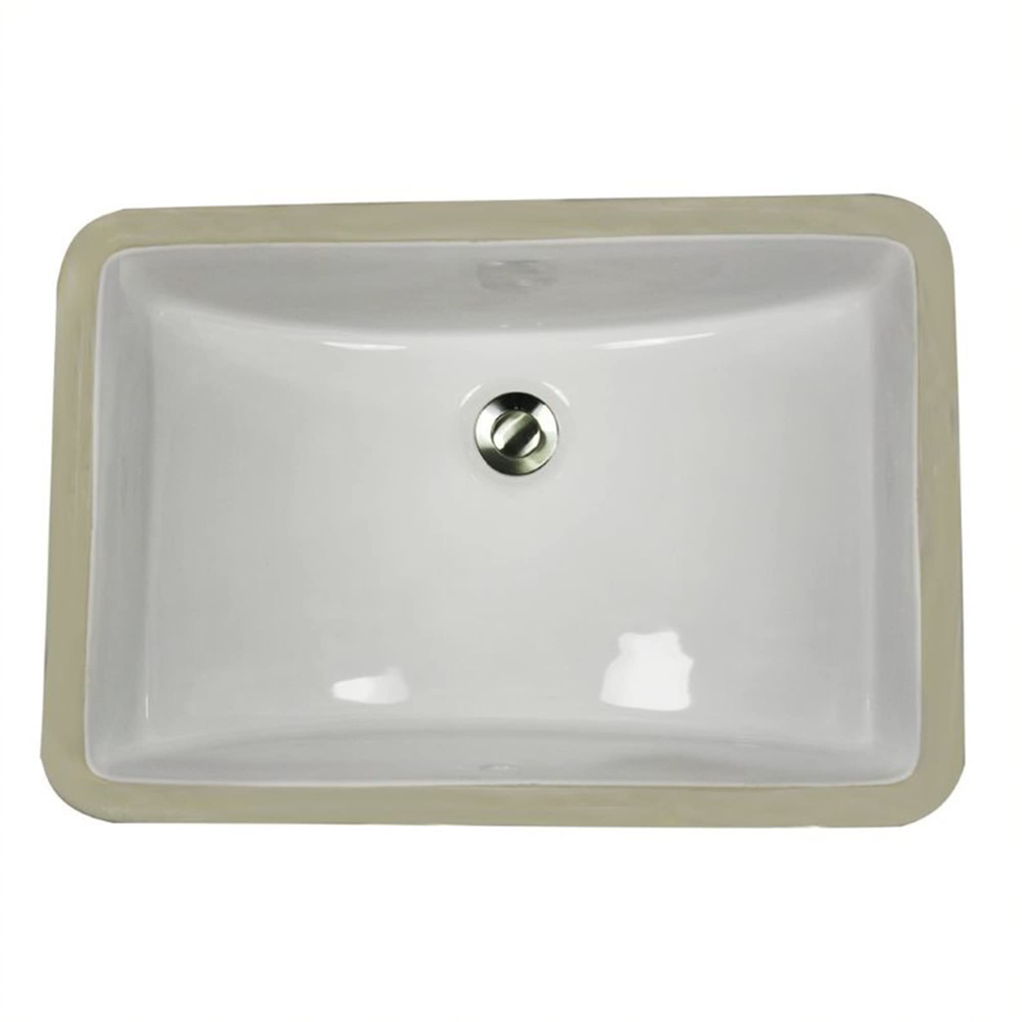 *＊Sizuku@＊* Nantucket Sinks UM-18x12-W White Undermount Bathroom Sink