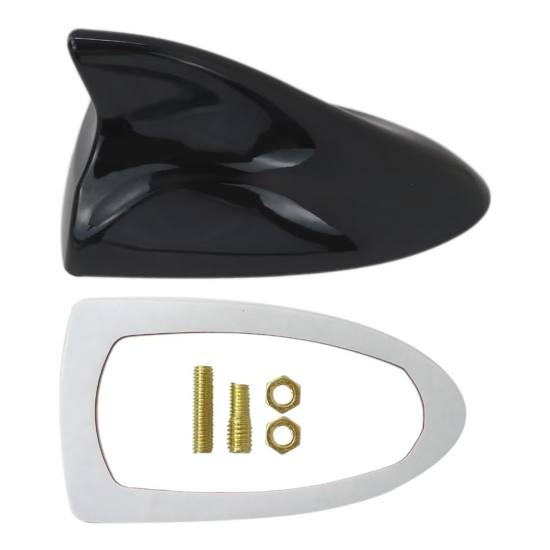 Fits for Hyundai Sonata 1990-2016 Black Car Shark Fin Antenna Roof Radio AM/FM Easily on Installation/No Drilling Required.