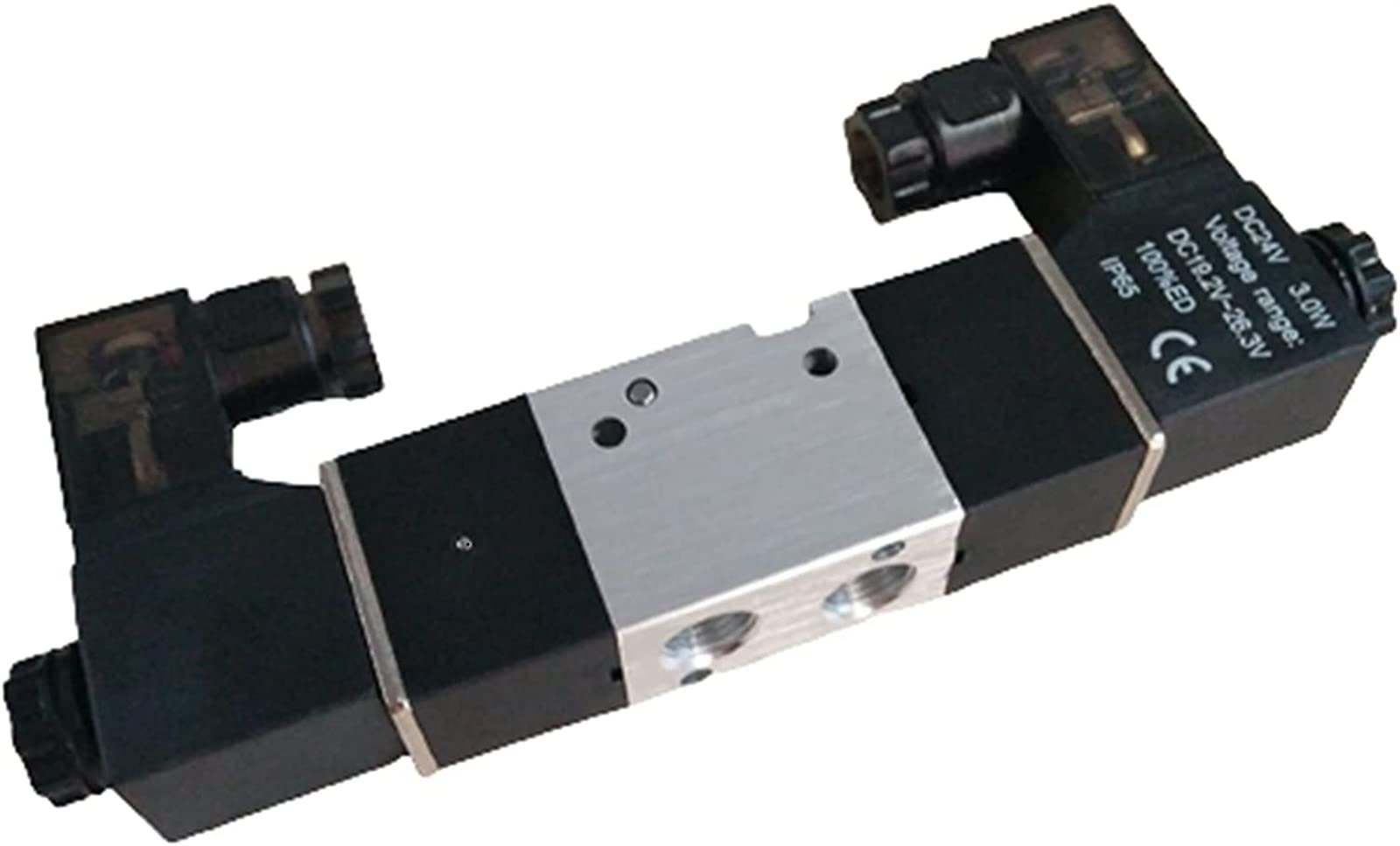 Électrovanne pneumatique 12V double bobine pour automates de tri et modélisme