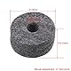 Yibuy 3,5 Dia 1,5 cm Dicke Schwarz Runde Weiche Filz Unterlegscheiben Ersatz f¨¹r Drum Kit Set Pack von 10