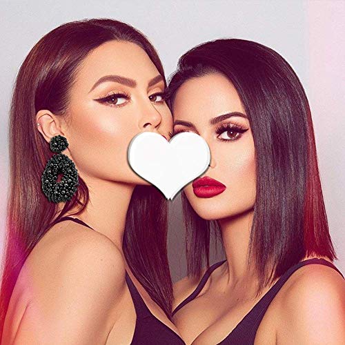 Statement Drop Earrings - Bohemian Beaded Teardrop Dangle Earrings Gift for Women4