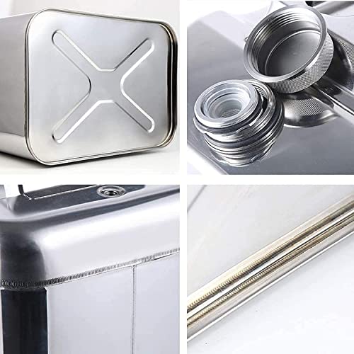 Bidon d'essence inox 304 15L jerrycan carburant hermétique épais - 4