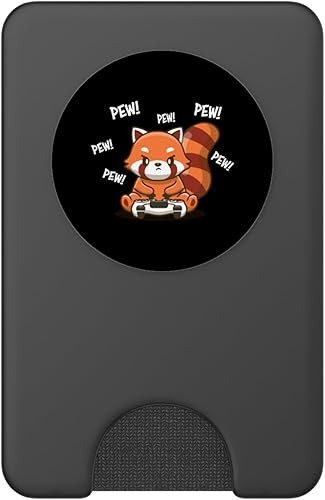Miniatura 8 de PopSockets de panda rojo intercambiable PopGrip