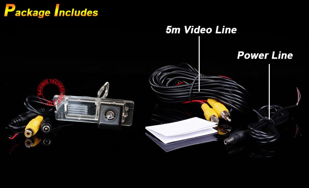 Kalakass HD Color CCD Waterproof Vehicle Car Rear View Backup Camera,170 Degree Viewing Angle Reversing Camera for Master Fluence Duster Latitude Megane Cabrio clio 4 Terrano Lodger - Image 4