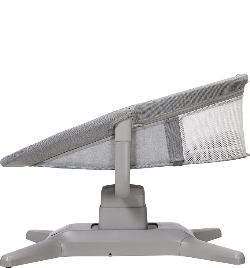 Mastela Swing X Baby Cradle with mosquito net deployed