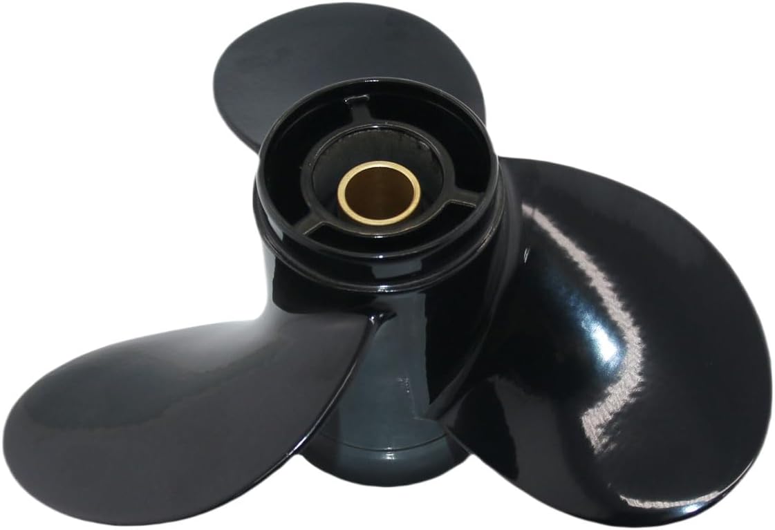 Boat Propeller 14 Spline for Tohatsu Nissan Mercury 9.9 12 15 18 20 HP Engines, 9.25x10 9.25x9 9.25x8 9.25x7 9.25x11 9.25x11.5 9.25x12 9.25x13 Pitch Aluminum Boat Outboard Motor Props, 3 Blades, RH