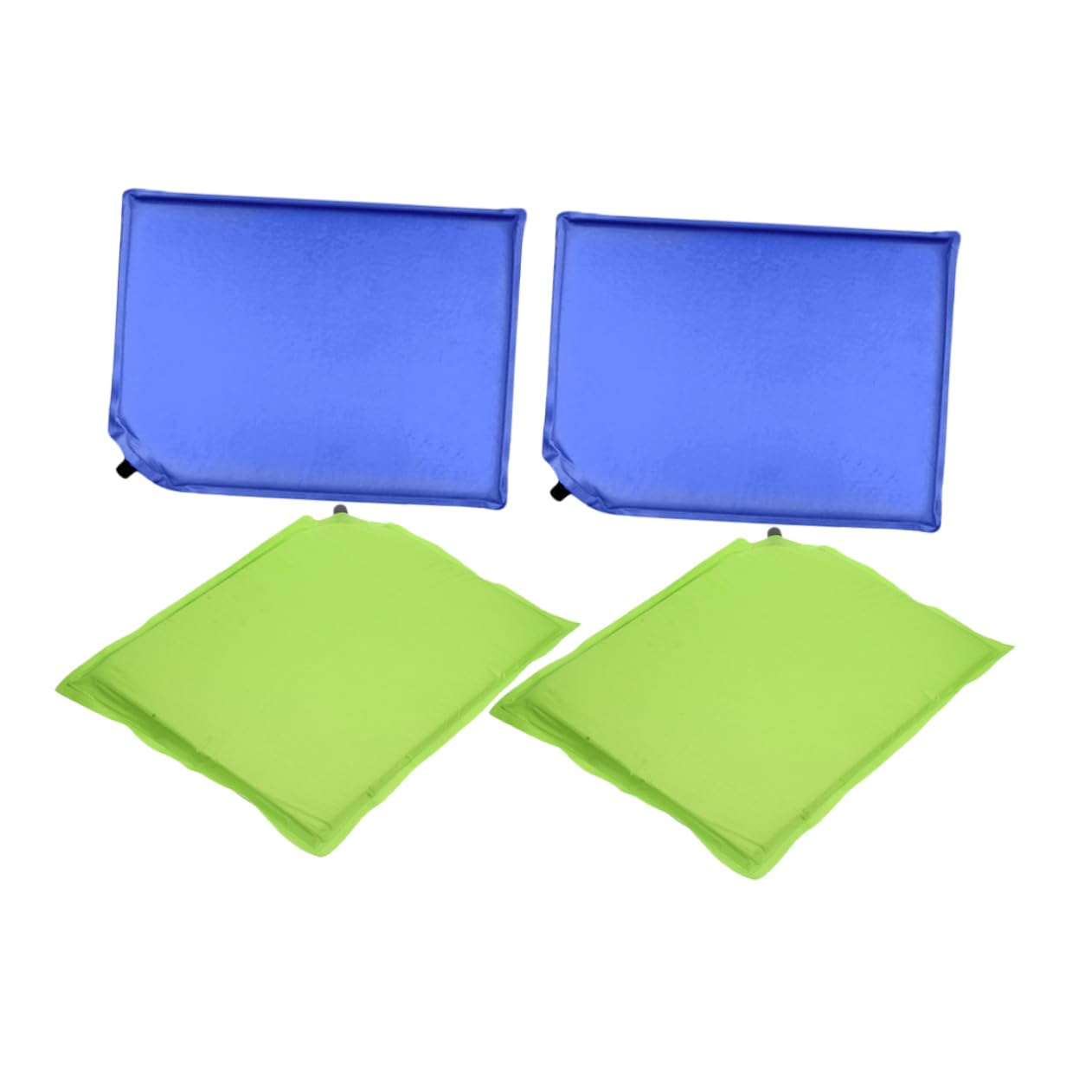 Happyyami 4pcs Self-Inflating Outdoor Cushion Pad Travel Seat Cushion for Camping Hiking Stadium Picnics Comfortable Pe Oxford Support