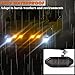 PKEDUO Front Grille Light White/Amber Center Grille Lights Decorative Lights Compatible with Suzuki Jimny JB64 JB74 2019 2020 2021 2022 2023