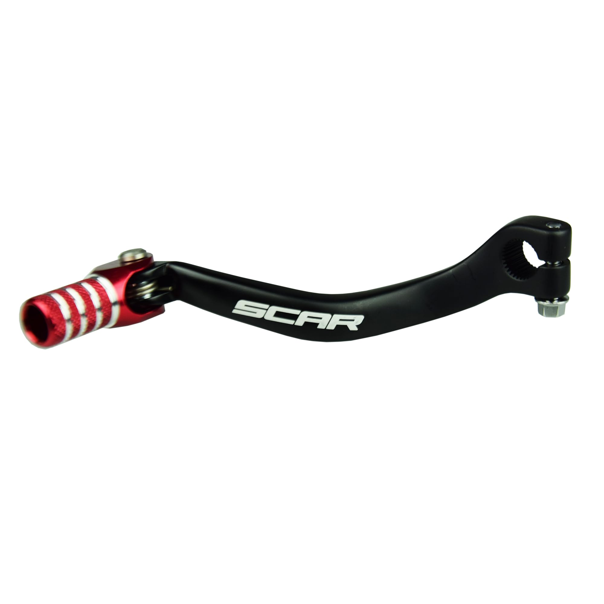 SCAR Sélecteur de vitesse anodisé Compatible avec HONDA CR 250 CR250 93-07 - Rouge