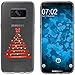 Produktbild PhoneNatic Case kompatibel mit Samsung Galaxy S8 Plus Silikon-Hülle X Mas Weihnachten Weihnachtsbaum M1