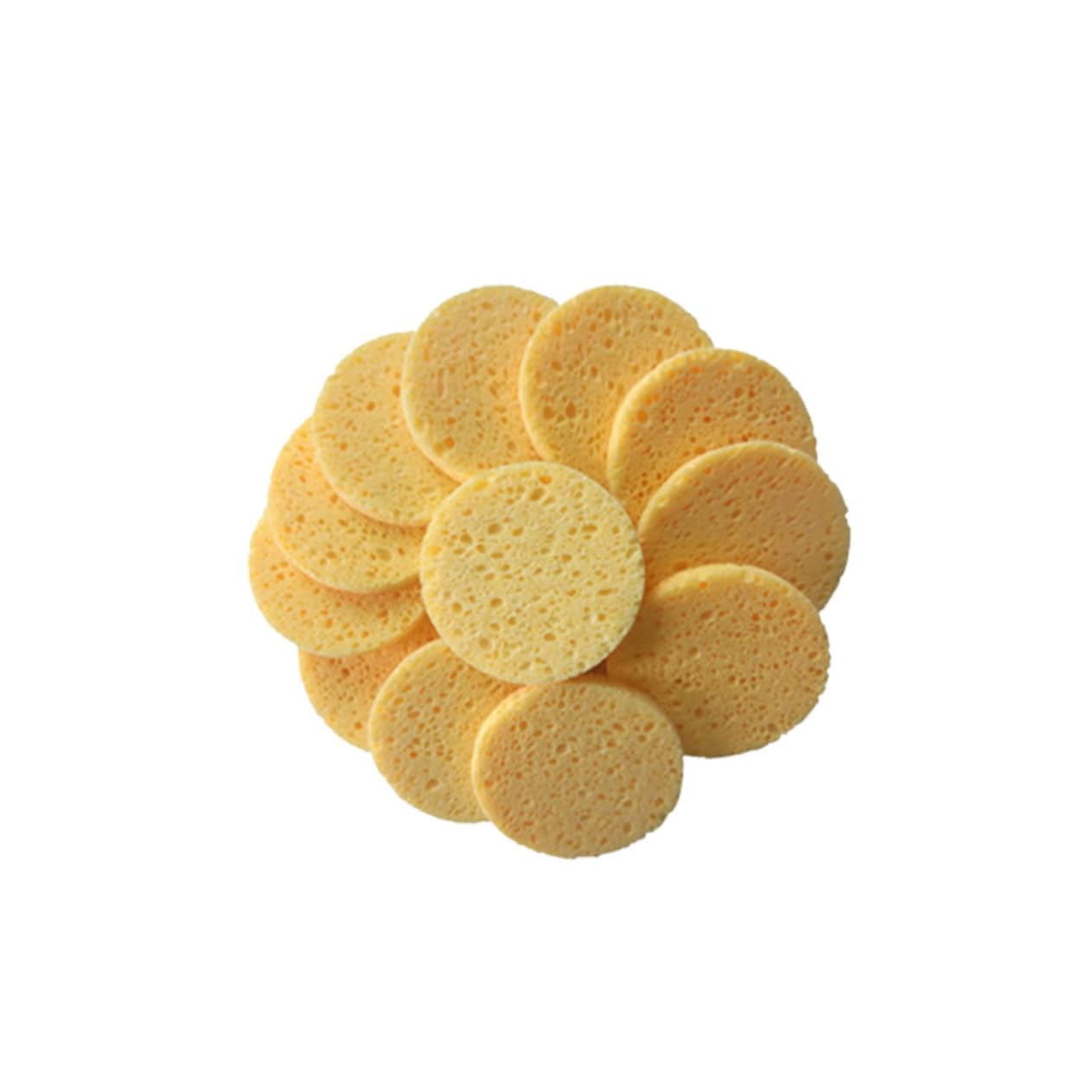 SOESFOUFU 20pcs Makeup Remover Pads Exfoliating Face Pads Facial Sponge Gentle Exfoliator Compact Facial Sponges