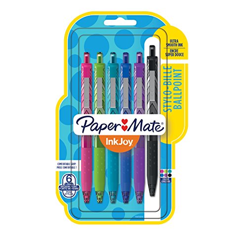 Image of Paper Mate InkJoy 300RT Retractable Ballpoint Pens, Medium Point, Assorted, 6 Pack (1945916)