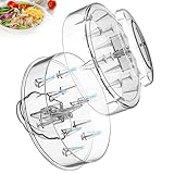 Upgraded 7.59” Transparent Chicken Shredder: SURETIVIAN is a top-rated chicken shredder brand - we deliver only the best. The detachable chicken breast machine adopted smooth rotating structure, noise-free and efficient. With multiple rotations, you ...