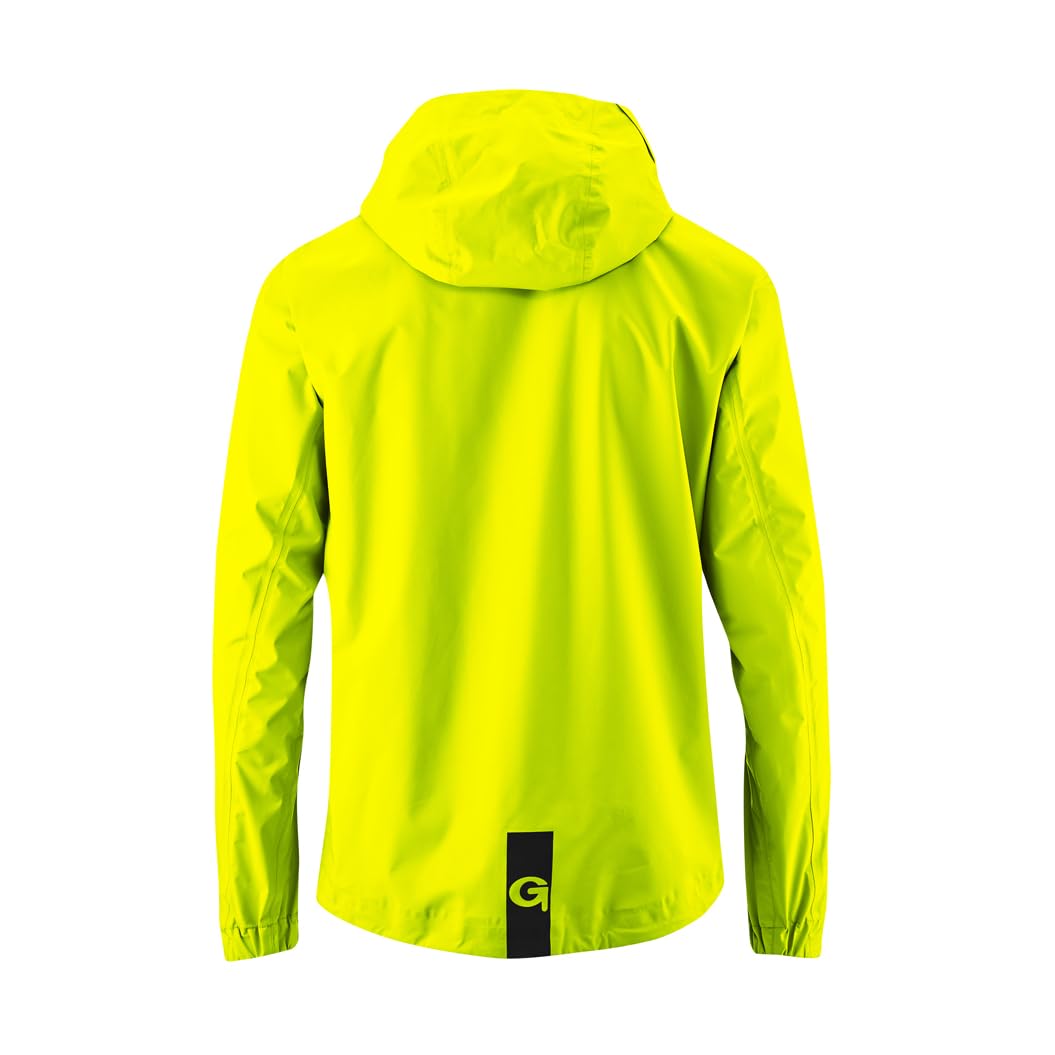 Gonso Save Jacket Trail M, Herren Fahrradjacke, Wasserdichte Regenjacke, Wasserdicht bis 10.000 mm & winddicht, G-Tex, 2,5-Lagenlaminat & getapte Nähte, Körpernahe Passform, PFC-frei