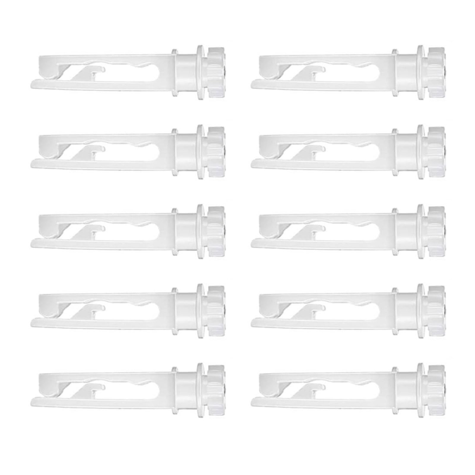 NPYQ 10Pieces White Vertical Blind Stem for Convenient Home and Office Curtain Repairs Vertical Blind Stem