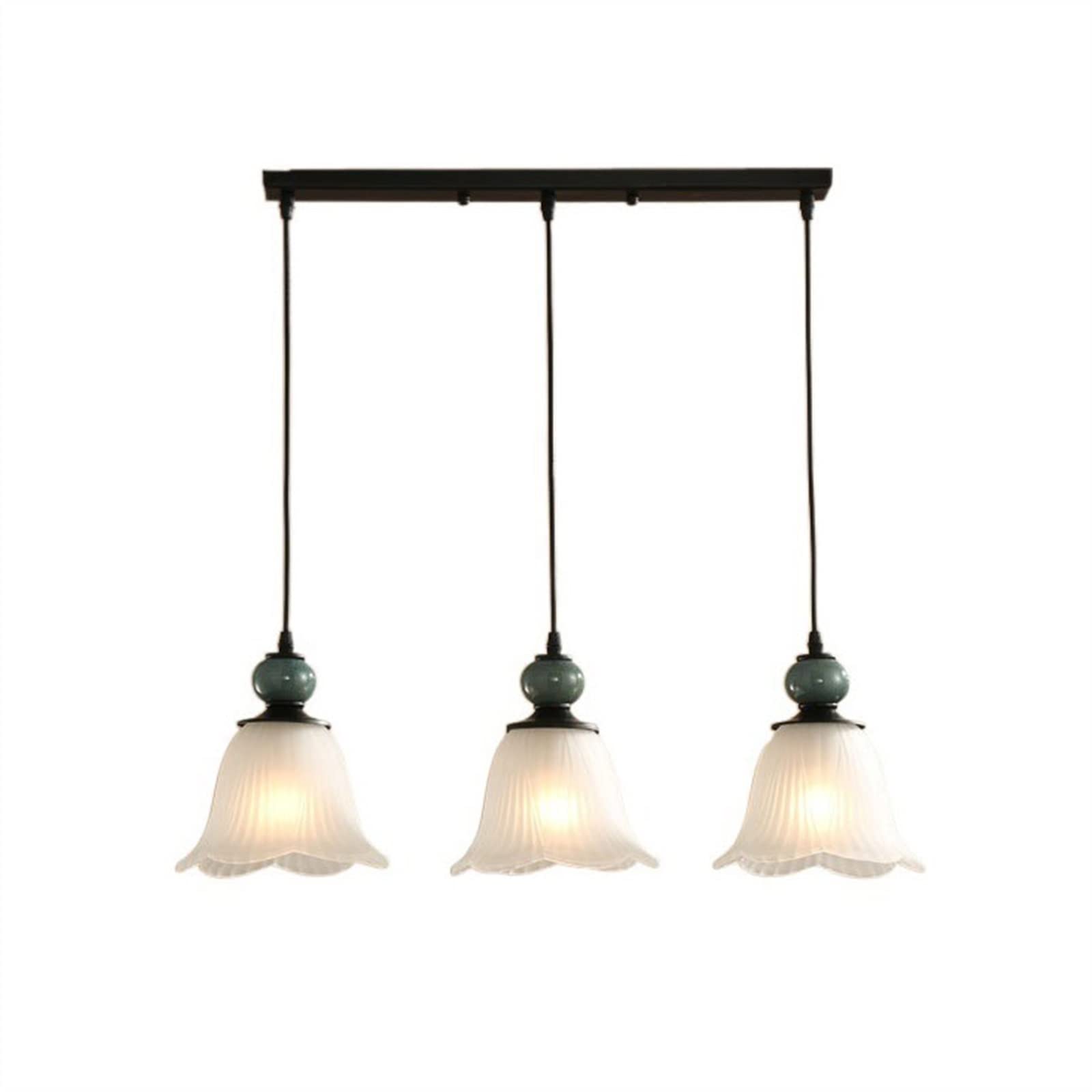 Yinj9562fg Chandeliers Bench Flower Shaped Decorative Chandelier Bar Table Art Lighting Fixture Retro Pastoral Style Chandelier Living Room
