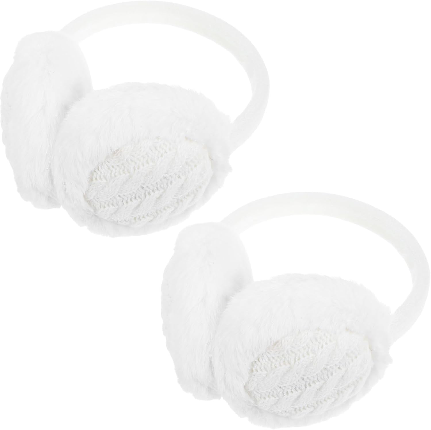 2pcs Winter Ear Muffs for Boys, Lint Knit Material with Exceptional Warmth and Easy to Use Design, for Winter Activities and Ice Skating