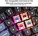 Keychron Q8 Alice 65% Layout Gasket Hot Swappable Custom Mechanical Keyboard, QMK Programmable, RGB Backlit Type-C Wired Aluminum Ergonomic Keyboard for Mac Windows, Gateron G Pro Brown Switch