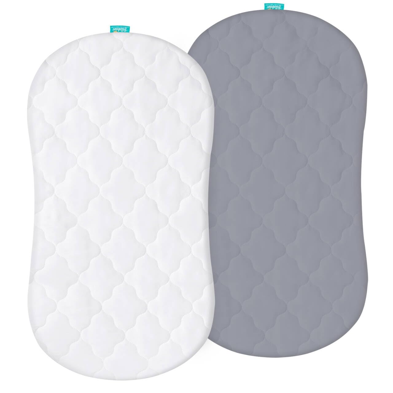 Bassinet Mattress Pad Cover, Fits 18” x 30” Halo Bassinet Swivel