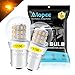 ALOPEE - 2-Stück Gelber/Bernstein 1156 Glühbirne 7506 Lichtlampe - Super Hell 10-30V DC - Für Blinklicht Parklicht