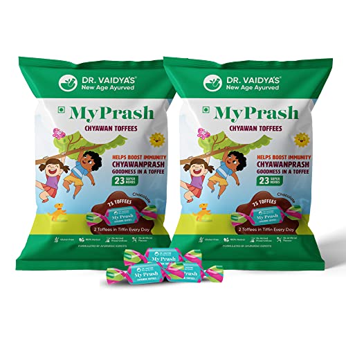 Dr. Vaidya’s Chyawan Toffees | Helps Boost Immunity | Goodness Of Chyawanprash In Toffees | 75 Toffees (Pack Of 2) For Rs. 179 @ 55 %
