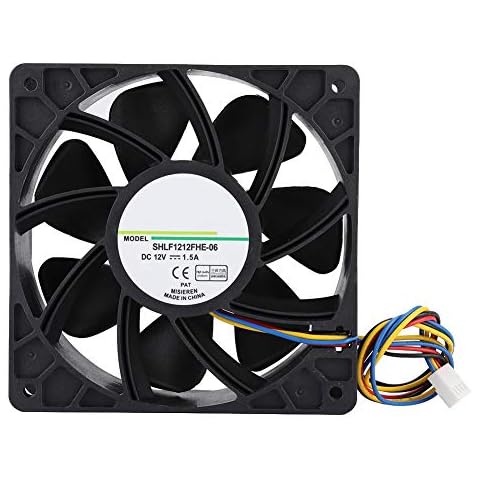 120MM Fan 4Pin PWM Fan,DC12V 1.5A PWM Speed Temperature Control Cooling Fan Cooler,120mm Radiator Fans CPU Coolers Quiet Fan for Extreme Cooling or Server Use Cover