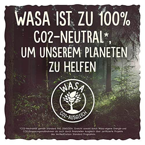 Wasa Knäckebrot Sesam & Vollkorn 200g I Geröstete Sesamsamen und nussig aromatischer Geschmack zum Frühstück oder als Snack