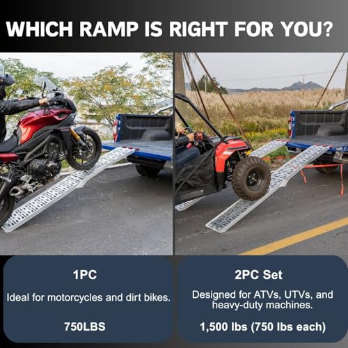 Rampas Plegables de Aluminio para ATV 7.5 ft x 12 in miniatura 5