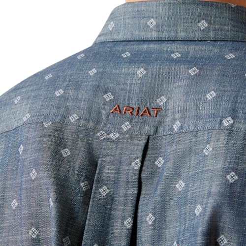 Image of ARIAT Mens MNS Vertical Logo Ss T-shrt Black