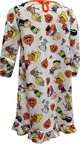 Komar Kids Girls Peanuts Great Pumpkin Charlie Brown and Friends Halloween Nightgown2