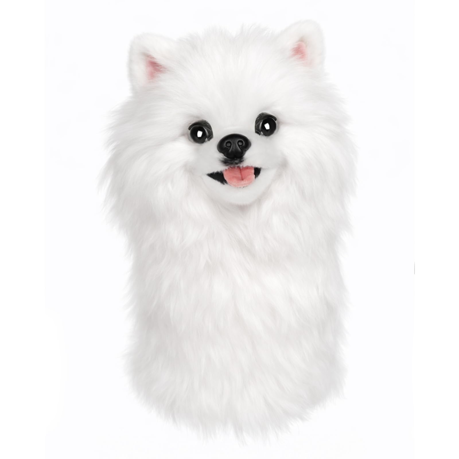 Craftsman Golf Funda realista para palo de golf de perro Pomerania blanco para maderas y conductor