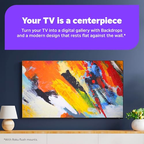 Image of Roku Smart TV 2025 - 65-Inch Pro Series, Mini-LED TV - RokuTV with Backlit Voice Remote Pro - Flat Screen 4K QLED Television with 120Hz Refresh Rate & Dolby Vision IQ, Live News, Sports, Entertainment