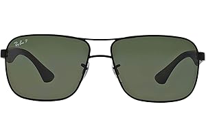 Men's Rb3516 Metal Square Sunglasses