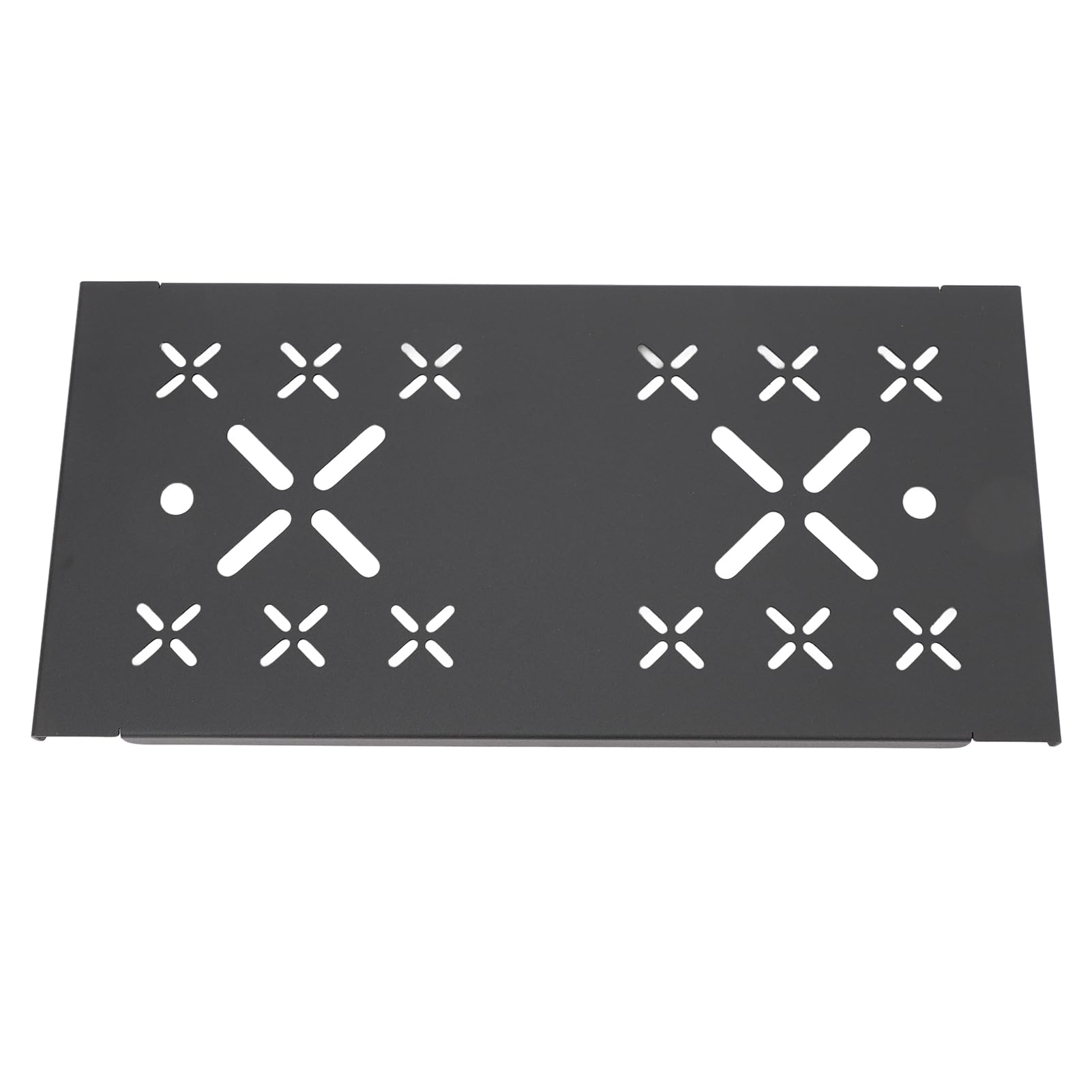 YedaHcy 50L Aluminum Storage Box Board, Lightweight Aluminum Alloy Material, Installation, Stylish Black Sandblasting Finish, Versatile Camping Table Board for BLACKDOG, Rockbrook, (Hollow Board)