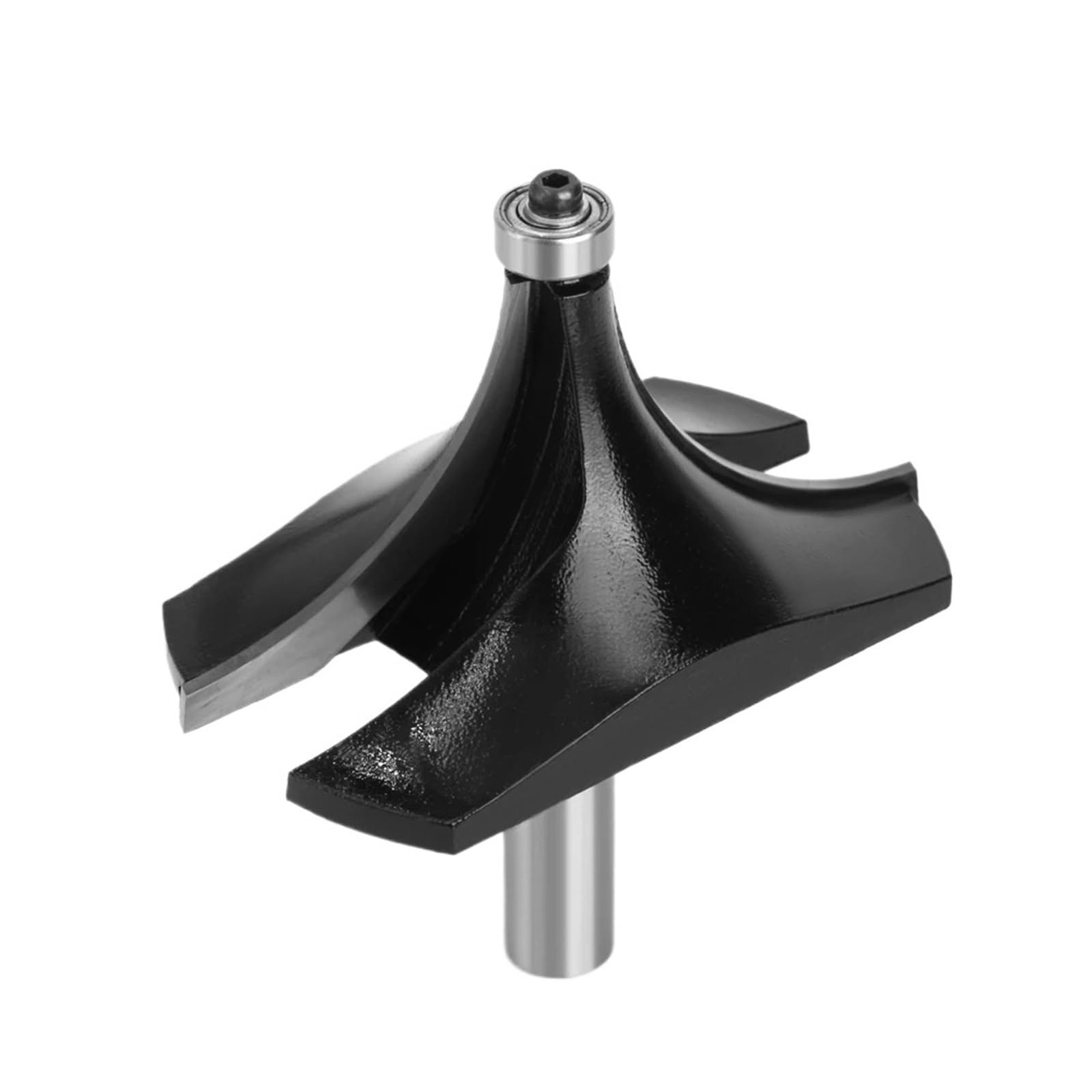 Drehmaschine 12-mm-Rundfräser mit 1/2-Zoll-Schaft for große Ecken for Kantenfräsen in der Holzbearbeitung, klassischer Fräser(12.7mm)