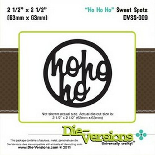 Sweet Spots Ho Ho Ho Word Design Die, Multi-colour