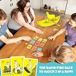 Exploding Kittens Presents: Row Votre chèvre - Un jeu rapide Tic Tac Toe- 2-6 joueurs - Âges 7+ - Jeu de famille - Jeu de fête pour la soirée de jeu de famille. Jouer aux cartes de chèvre, repérer les couleurs ou les bateaux correspondants, et prendre un sauveteur rapide. Le joueur le plus lent recueille