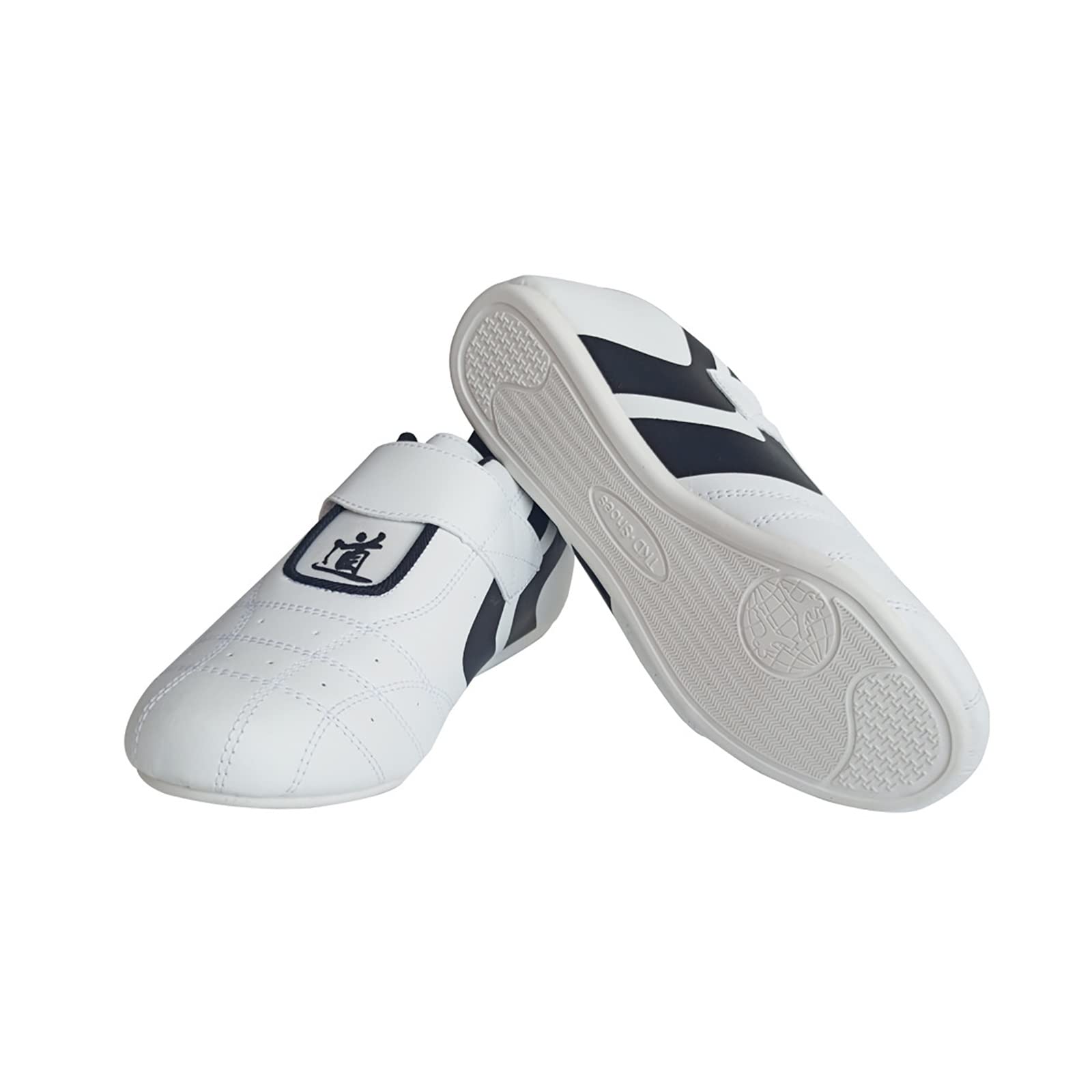 CLSQLXYJZC Scarpe da Taekwondo per Bambini per Adulti, Scarpe da Allenamento Kung Fu da Boxe Traspiranti Antiscivolo Quattro Stagioni, per Scarpe da Arti Marziali da Palestra Sportive Tai Chi Leggere