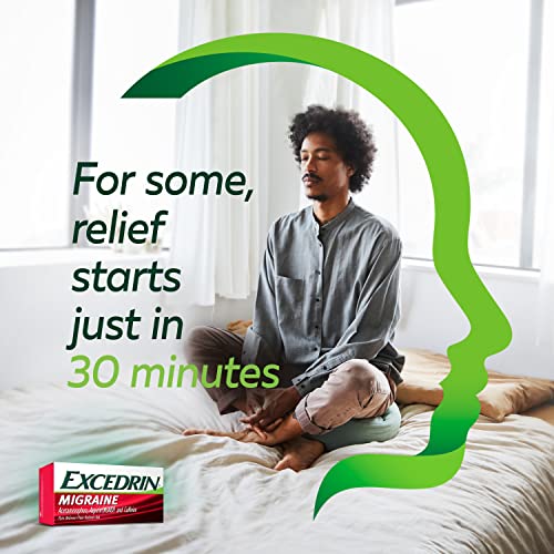 Excedrin Migraine Relief Caplets - 200 Ct And Head Care Replenish Plus Focus Drink Mix - 24 Packets Convenience Pack #TOP2
