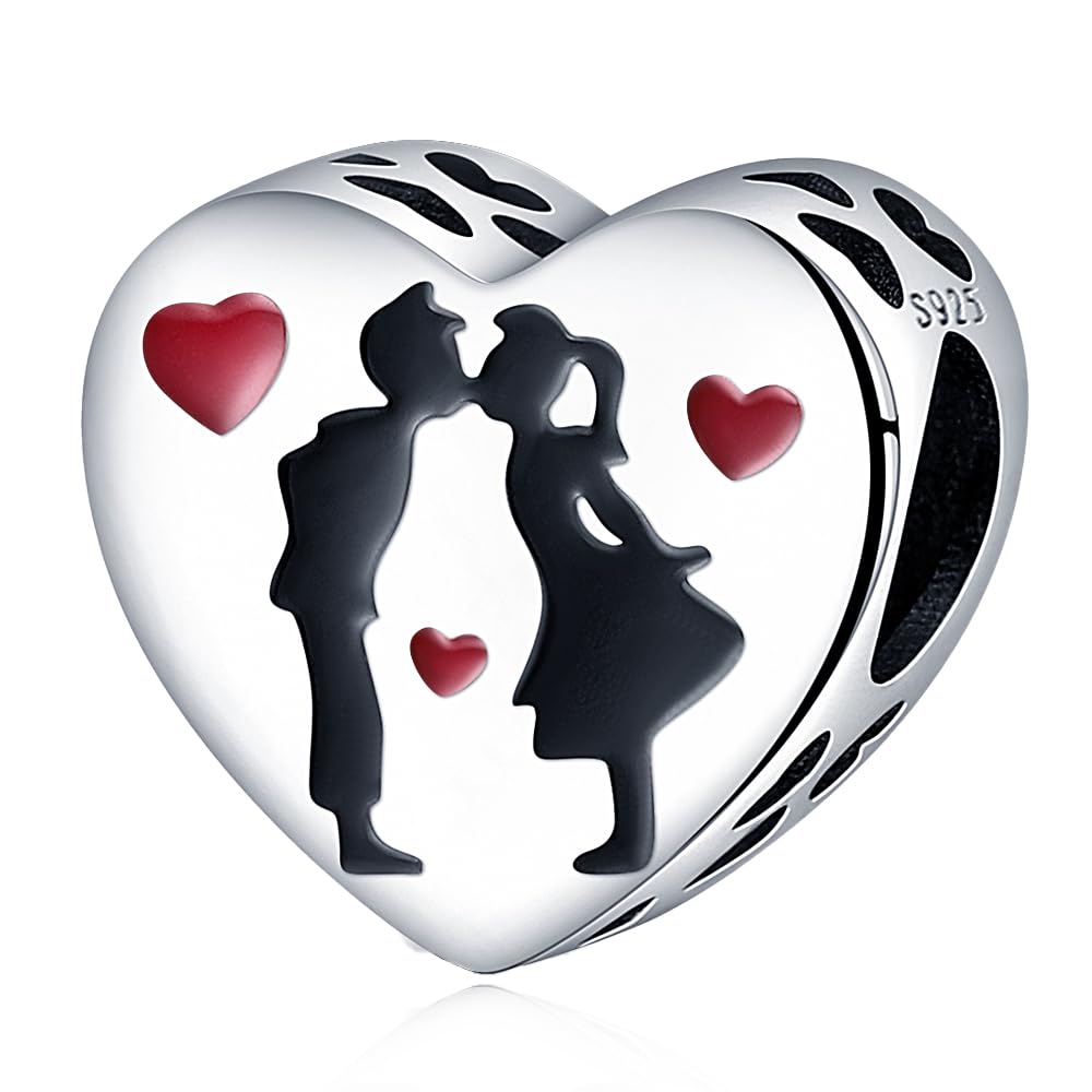 LMLMECREA Charms Anhänger 925 Sterling Silber - Niedlicher Charm für Europäische Armbänder - Süßes Tier Geschenk für Frauen, Mamas & Töchter