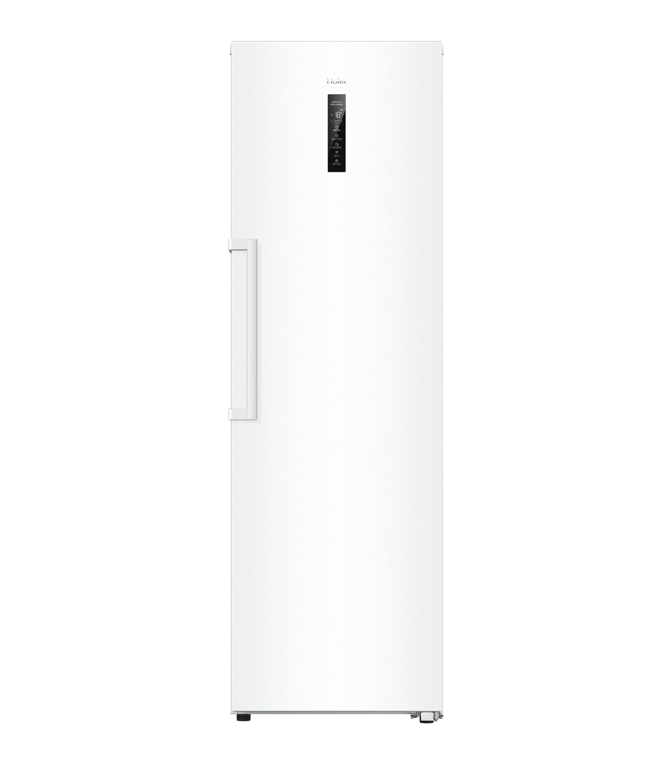 Haier Congelatore con sbrinamento automatico e macchina per cubetti di ghiaccio I Instaswitch H4F306WDH1 I Total No Frost congelatore, capacità 301 l, utilizzabile anche come frigorifero I Freezer con