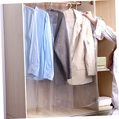 60pcs Clothing Storage Bags Dry Cleaning Bag Garment for Hanging Clothes Travel Washing3
